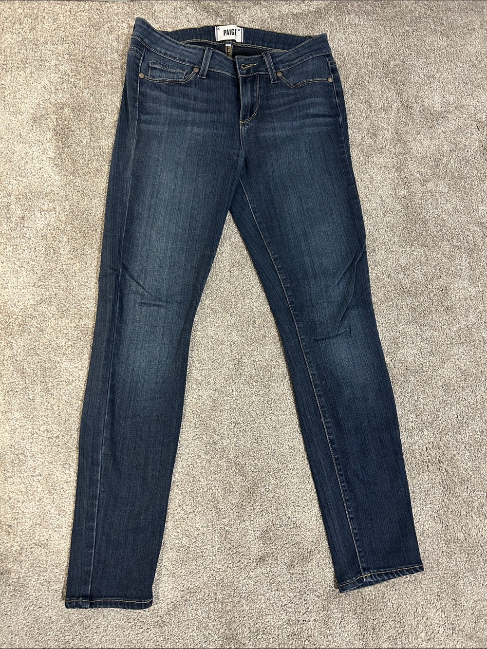 PAIGE Women's Dark Indigo Skinny Jeans
